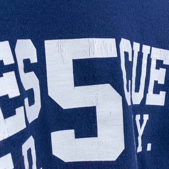 FDNY Rescue Sweatshirt Blue Thunder XXL Y2K Streetwear Distressed - Picture 10 of 10